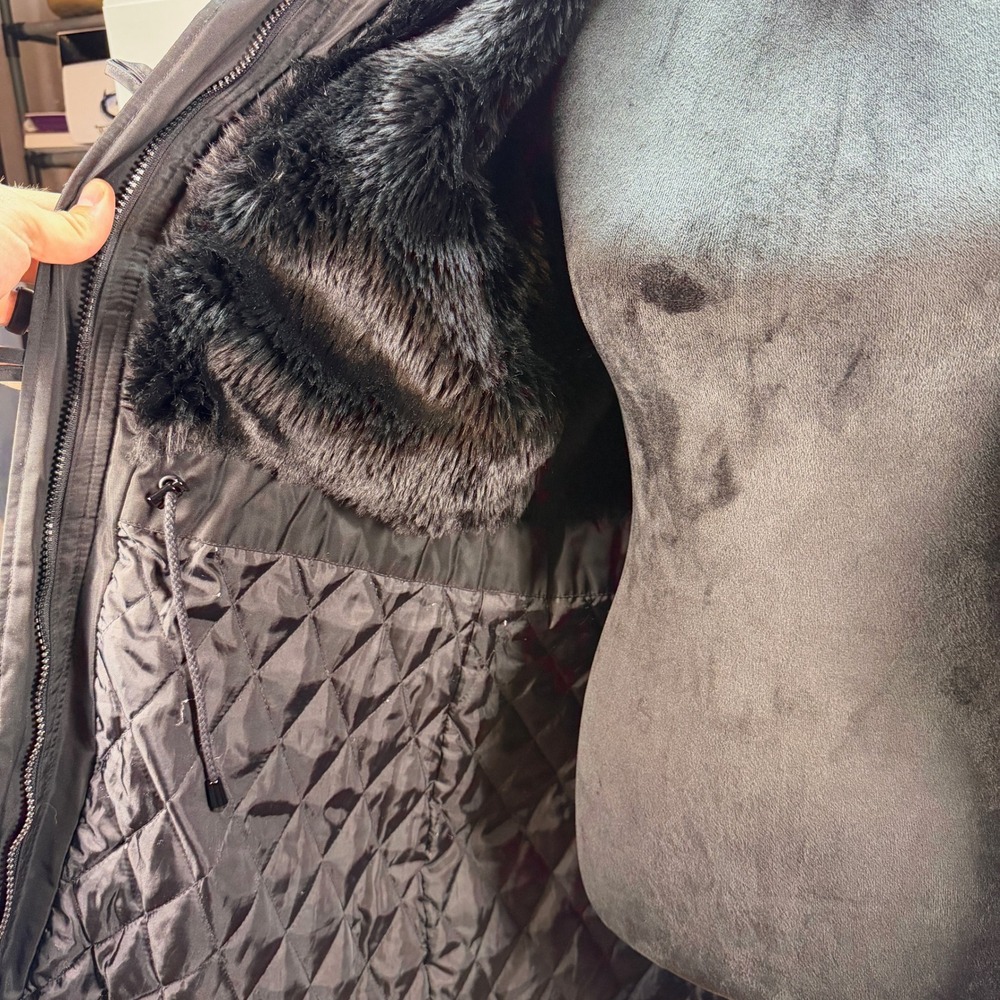 Marc New York Andrew Marc Phelix Faux Fur Lined Hooded‎ Jacket Medium - Picture 7 of 11